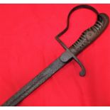 WW1 era German or Turkish Army 1889 Pattern Officer’s sword ‘Gallipoli’ ground dug