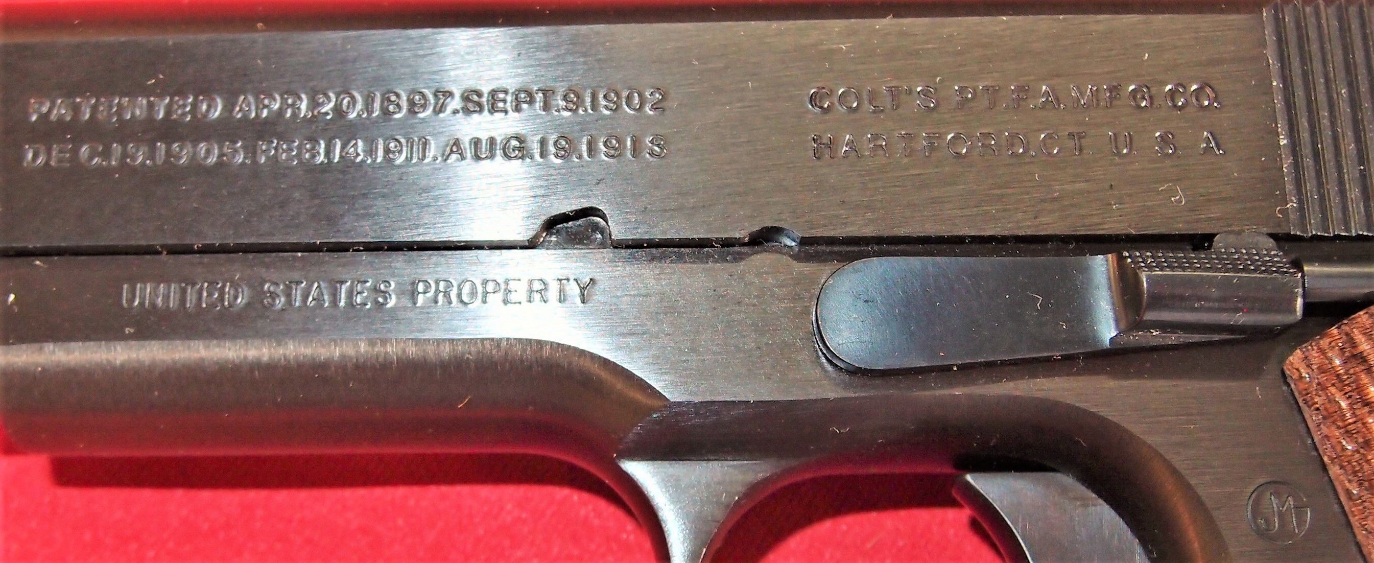 U.S.A. Colt 1911A1 Pistol - .45 Calibre Black Army Colt reproduction - Image 3 of 7