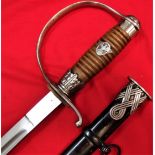 C.1935 early example Police Officer’s sword & scabbard to S.S. member by Krebs