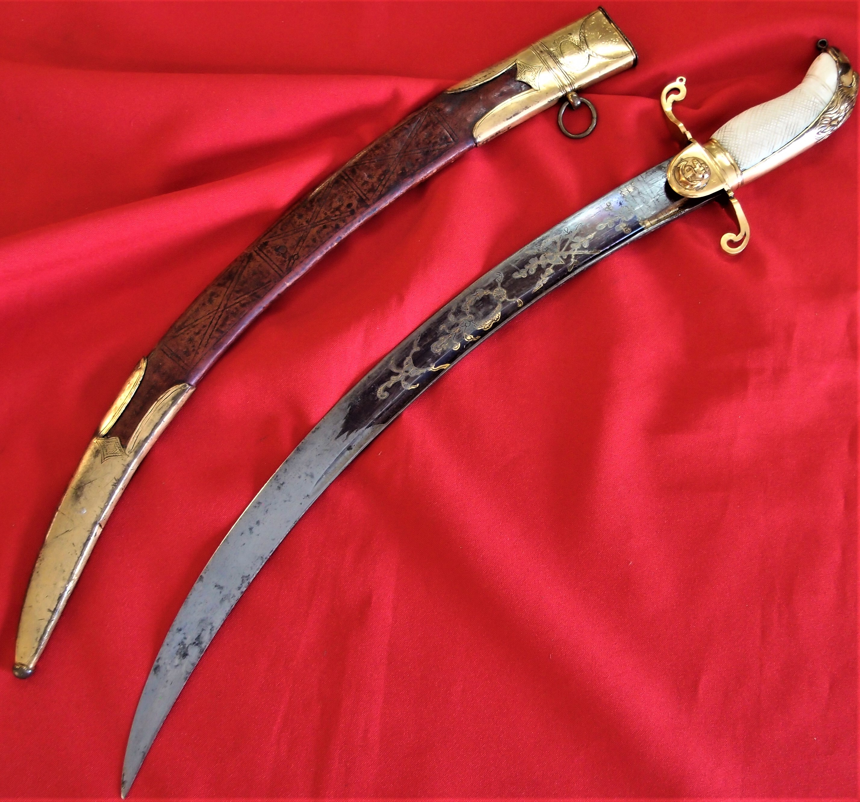 C.1805 Royal Navy Midshipman’s dirk & scabbard, Napoleonic War era - Image 10 of 10