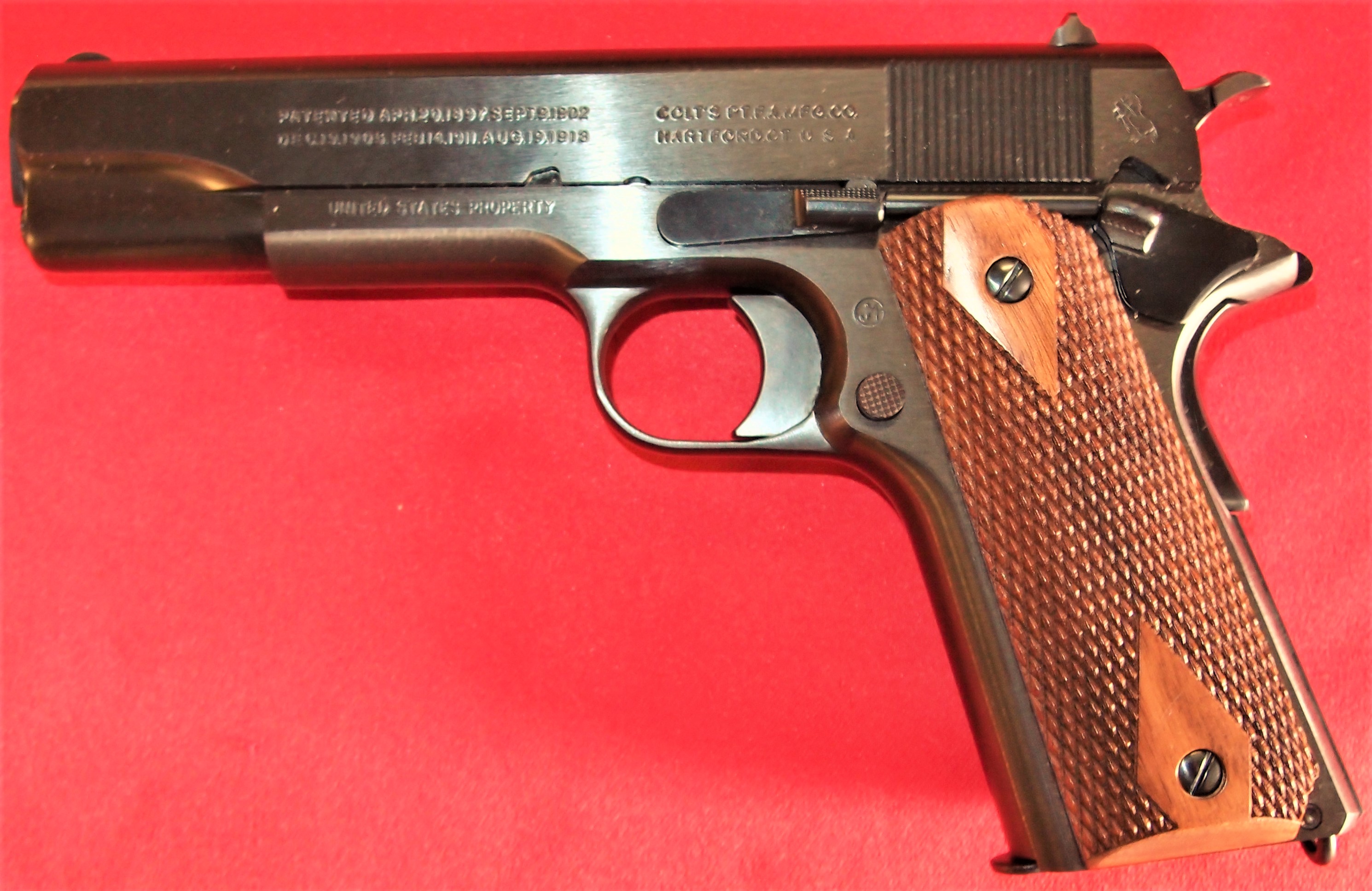 U.S.A. Colt 1911A1 Pistol - .45 Calibre Black Army Colt reproduction - Image 2 of 7