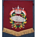 1970’s era Royal Australian Armoured Corps Band podium banner