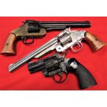 Lot of 3 replica Denix revolvers