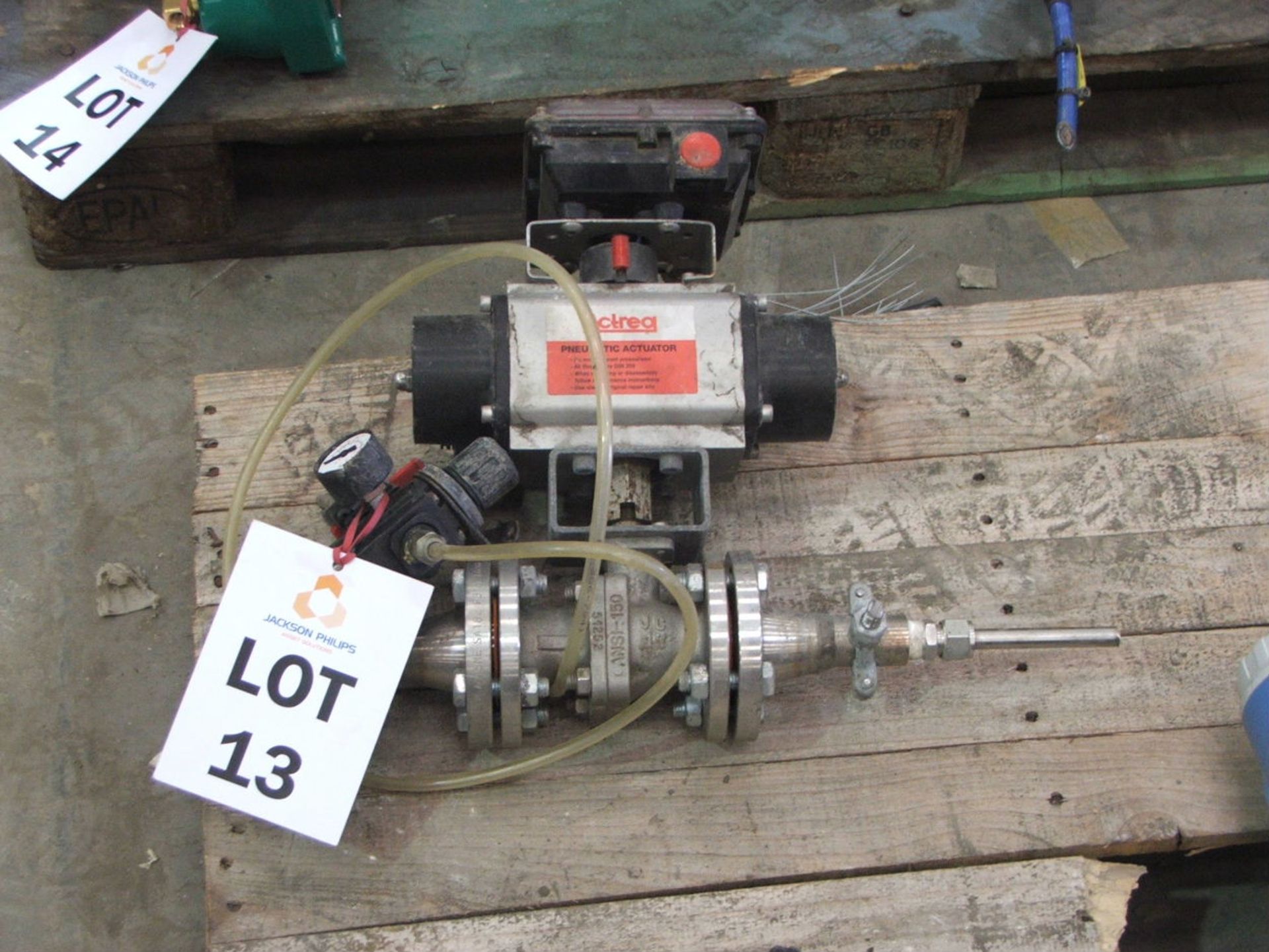 1 X ACTREG PMEUMATIC ACTUATOR VALVE