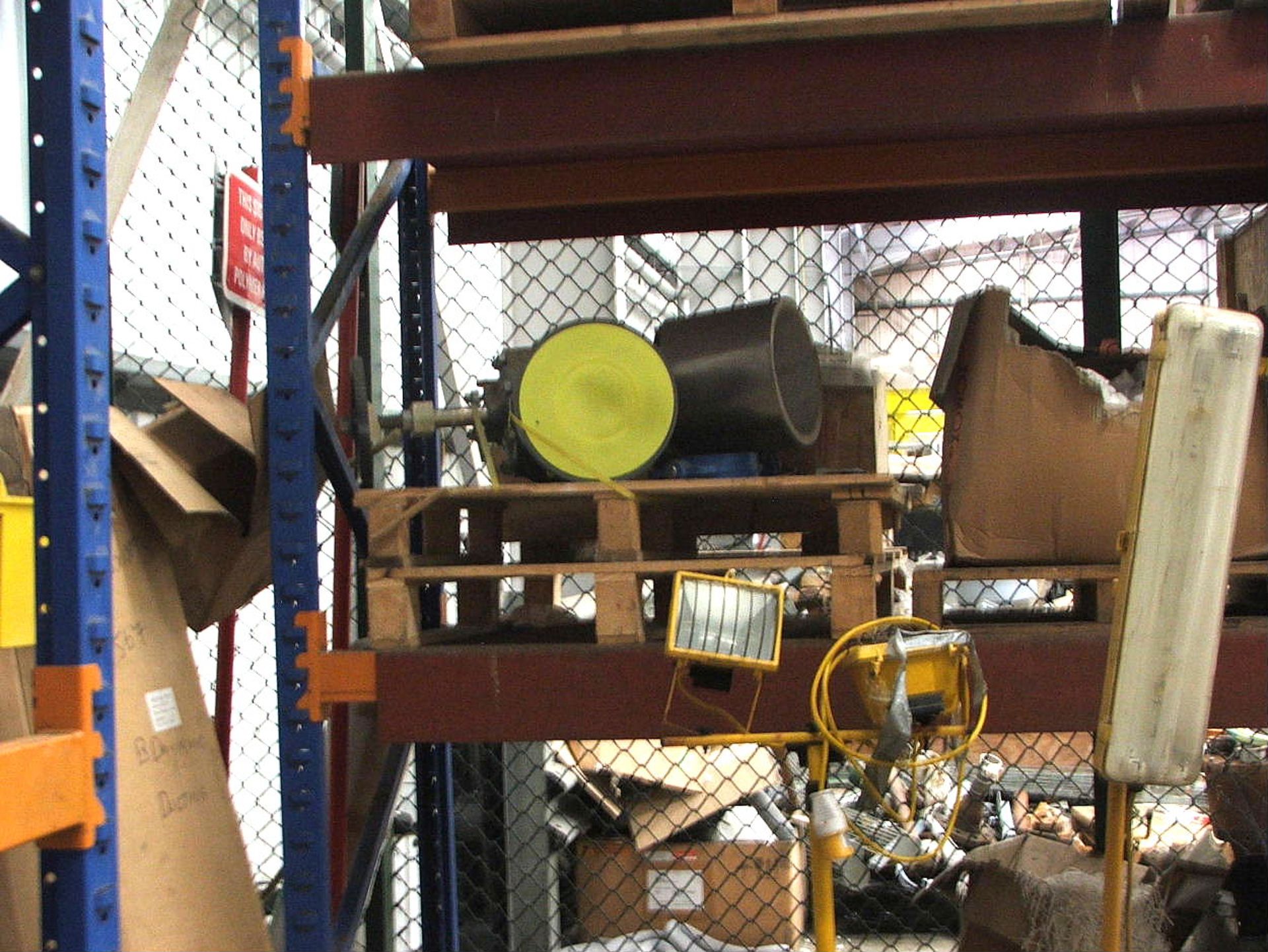 CONTENTS OF CAGED AREA INC VARIOUS ITEMS OF VALVES,BELTS, FILTERS ETC - Image 3 of 14