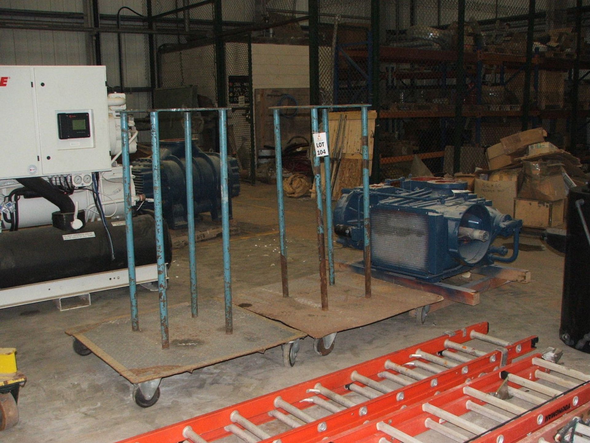 2 X WORK PLATFORMS 1 MTR X 1 MTR