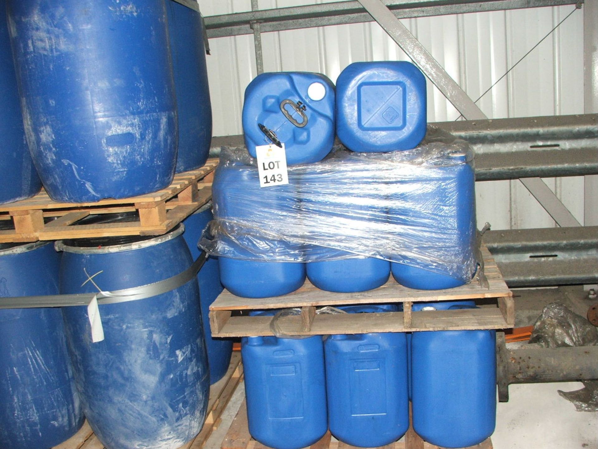 APPROX 22 VARIOUS PLASTIC DRUMS