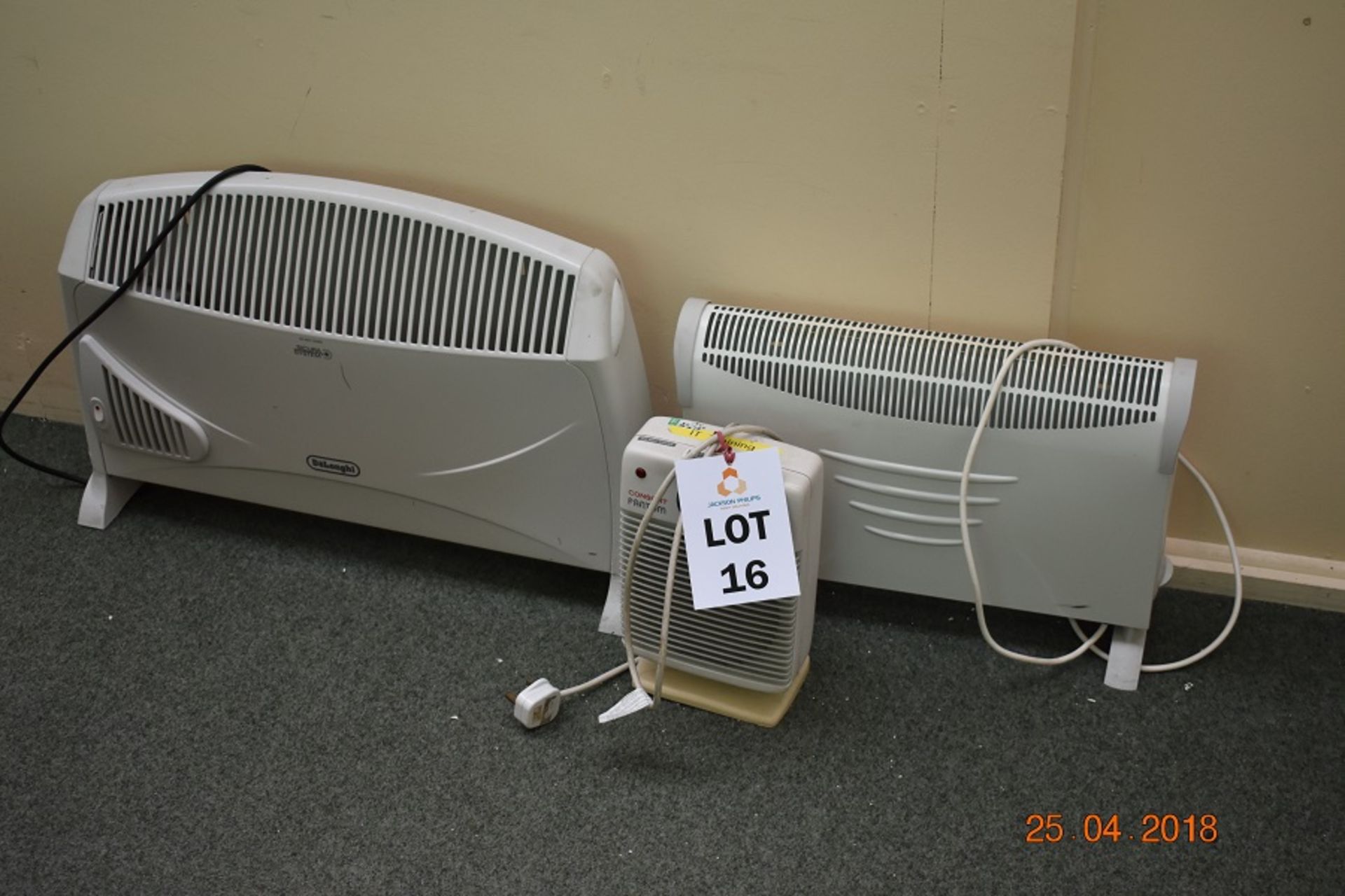 3 X VARIOUS WARM AIR FANS