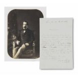 Sammlung Schädiger - - Napoleon III., Kaiser der Franzosen. Eigenhändiger Brief mit Unterschrift aus