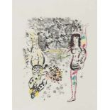 Chagall, Marc. (1887 Witebsk - 1985 St. Paul-de-Vence). Spiel der Akrobaten, aus Chagall Lithographe
