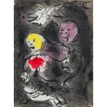 Chagall, Marc. (1887 Witebsk - 1985 St. Paul-de-Vence). Isaie/Le Prophète Daniel avec ses Lions. 2