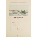 Frankreich - - Leguey, Luc. Lettres de Voyage. Dauphine Savoie 1906. Französiche Hndschrift auf