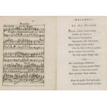 Musik - - Reichardt, Johann Friedrich. Musikalischer Almanach. Mit 2 neuen in Kupfern gestochenen