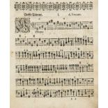 Musik - - Franck, Melchior. Bassus Generalis pro Organo, zu dem Newen Musicalischen