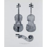 Musik - - Sammlung von 6 Bänden mit Noten, zum Geigenbau- u. -handel u.a. Enthält: Mozart's Opern.