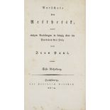 Jean Paul. Vorschule der Aesthetik, nebst einigen Vorlesungen in Leipzig über die Parteien der Zeit.