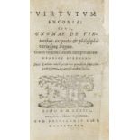Estienne, (Stephanus) Henricus (Hg.). Virtutum encomia: sive gnomae de virtutibus: ex poetis &