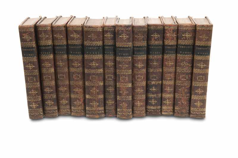 Johnson, Samuel. The works of Samuel Johnson. A new edition in 12 volumes with an essay on his