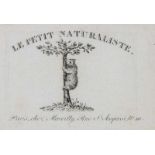 Le petit naturaliste. Mit gest. Titel und 11 gest. Tafeln. Paris, Marccilly, (ca. 1825-29). 127 S.