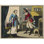 Histoire de Barbe-Bleue qui egorgea ses femmes. Orné de 10 gravures coloriées. Leipzig,