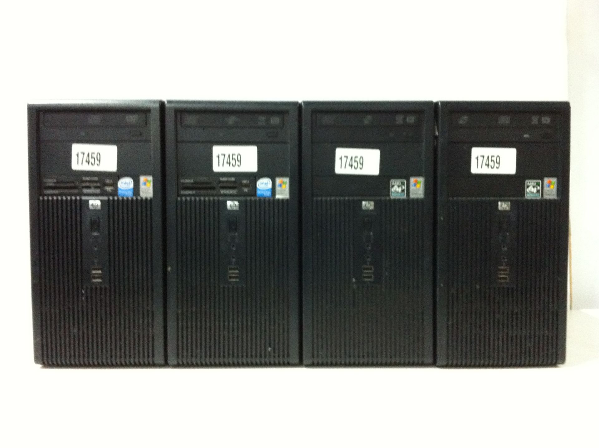 4 x HP Desktop PC's. See description for specifications