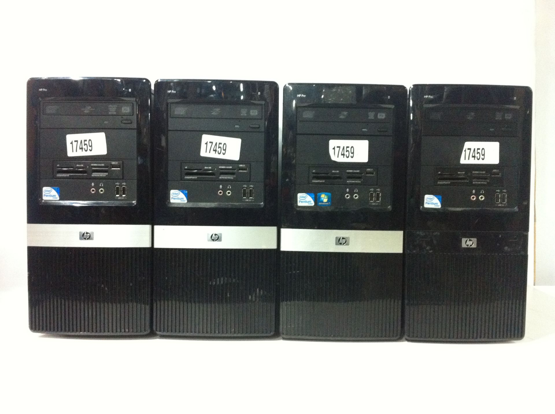 4 x HP Pro Desktop PC's, see description for specifications