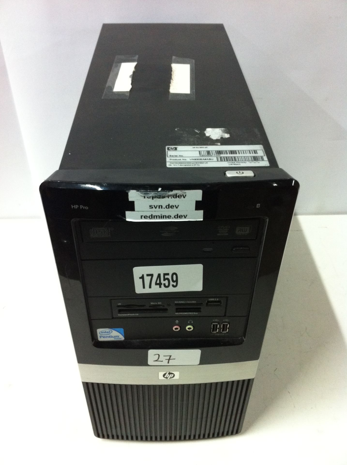 4 x HP Desktop PC's. See description for specifications - Image 2 of 5