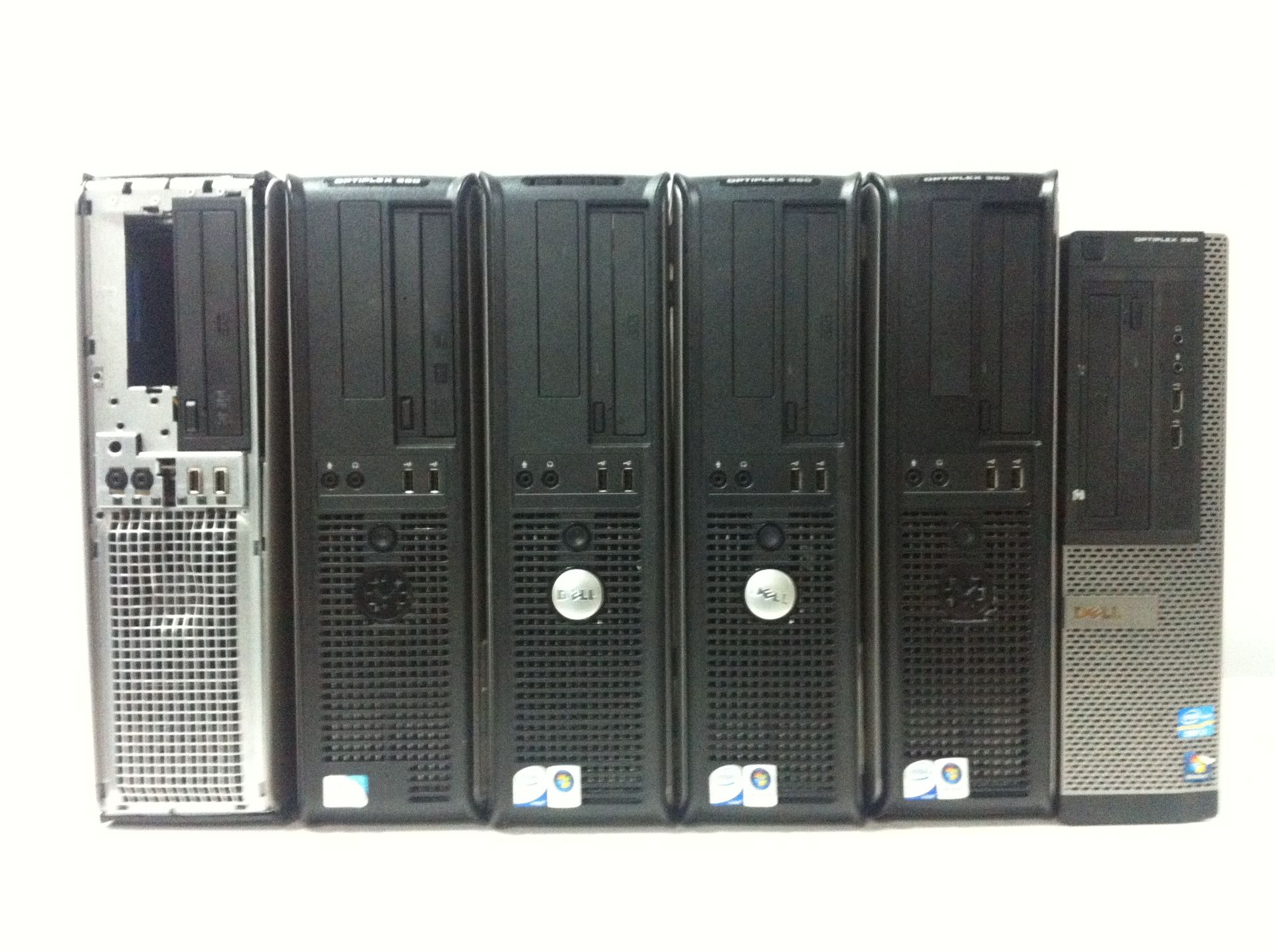 6 x Dell Desktop PC's. See description for specification.