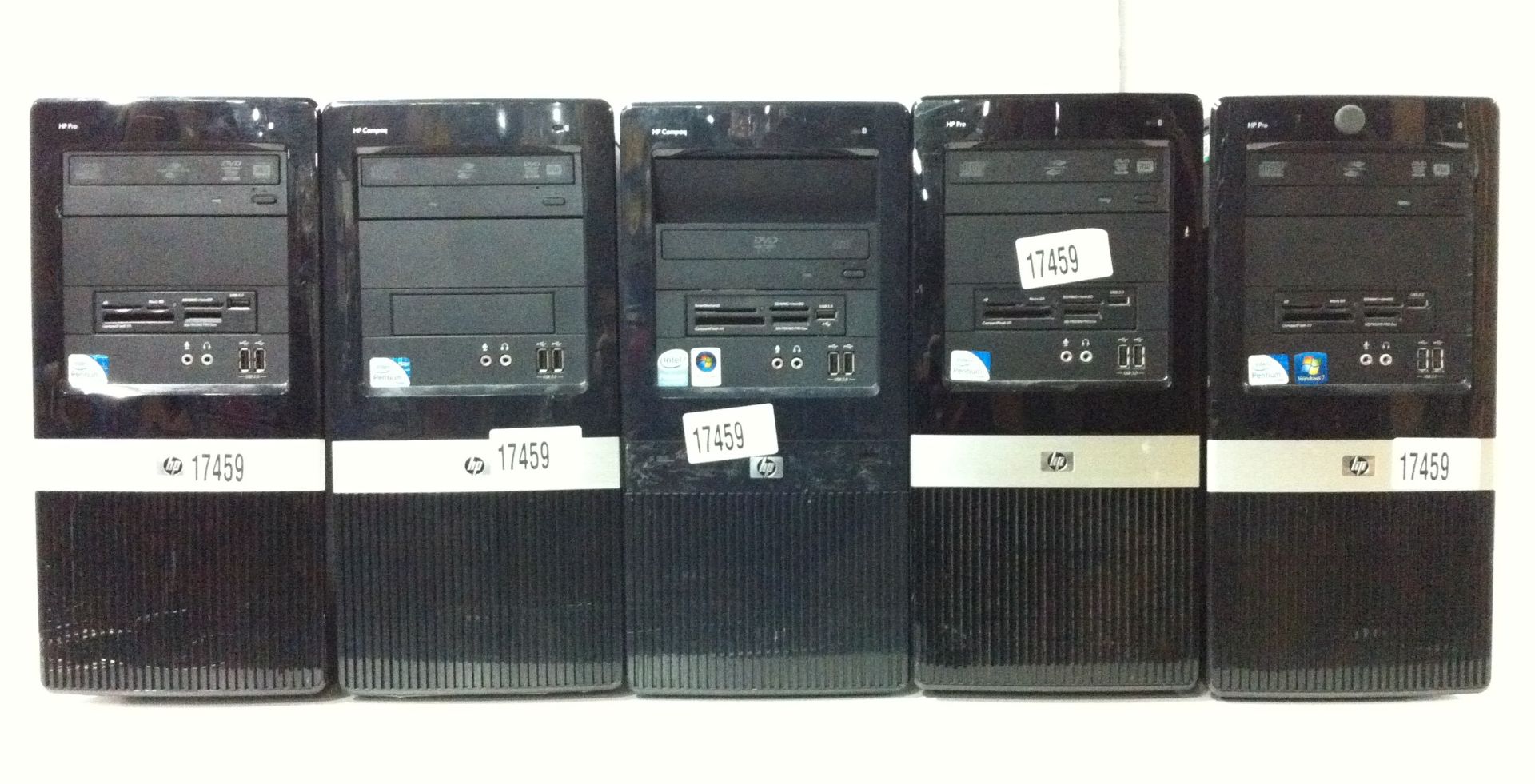 5x HP Desktop PC's - See Description