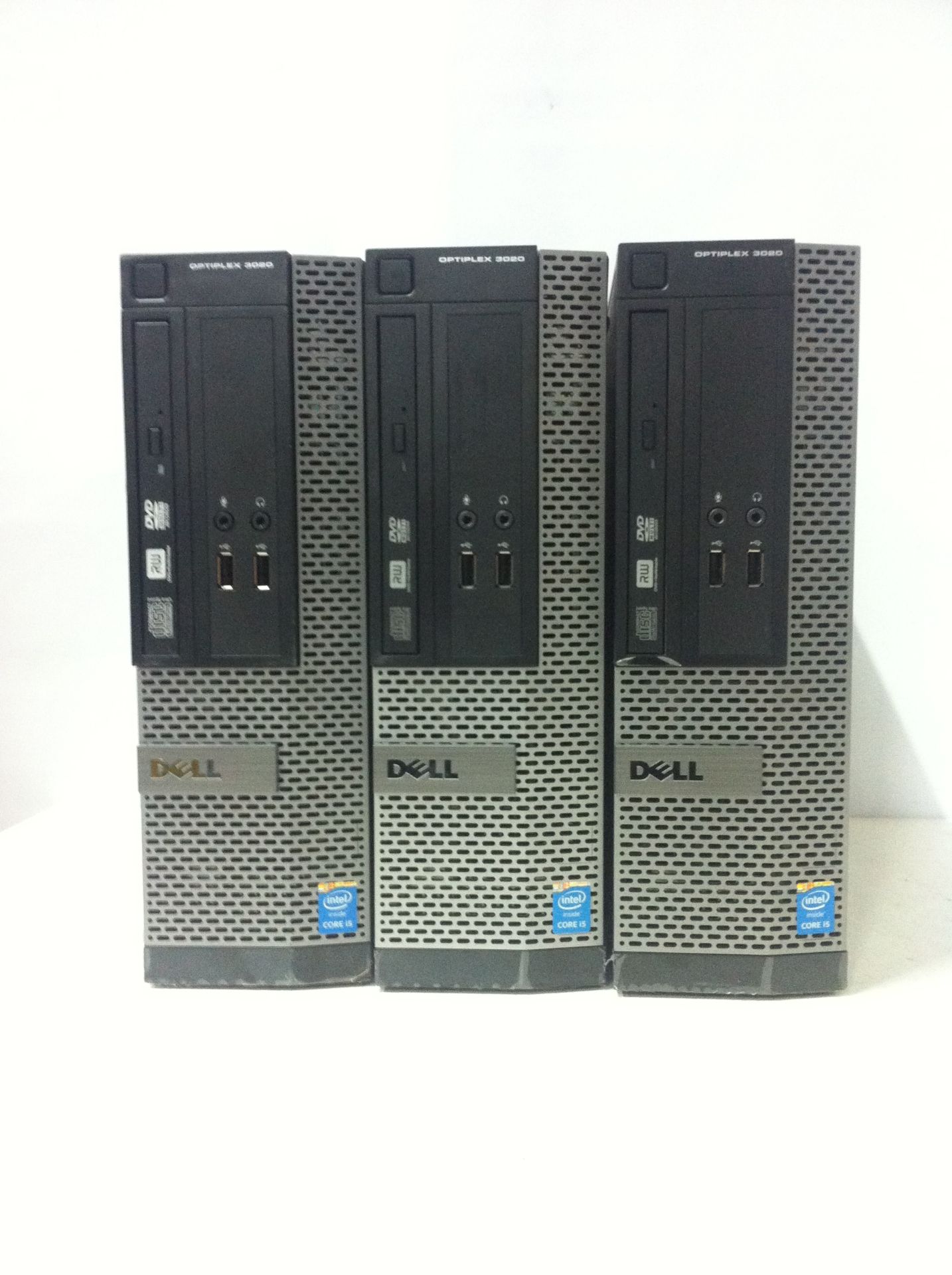 3 x Dell Optiplex Desktop PC's. See description.