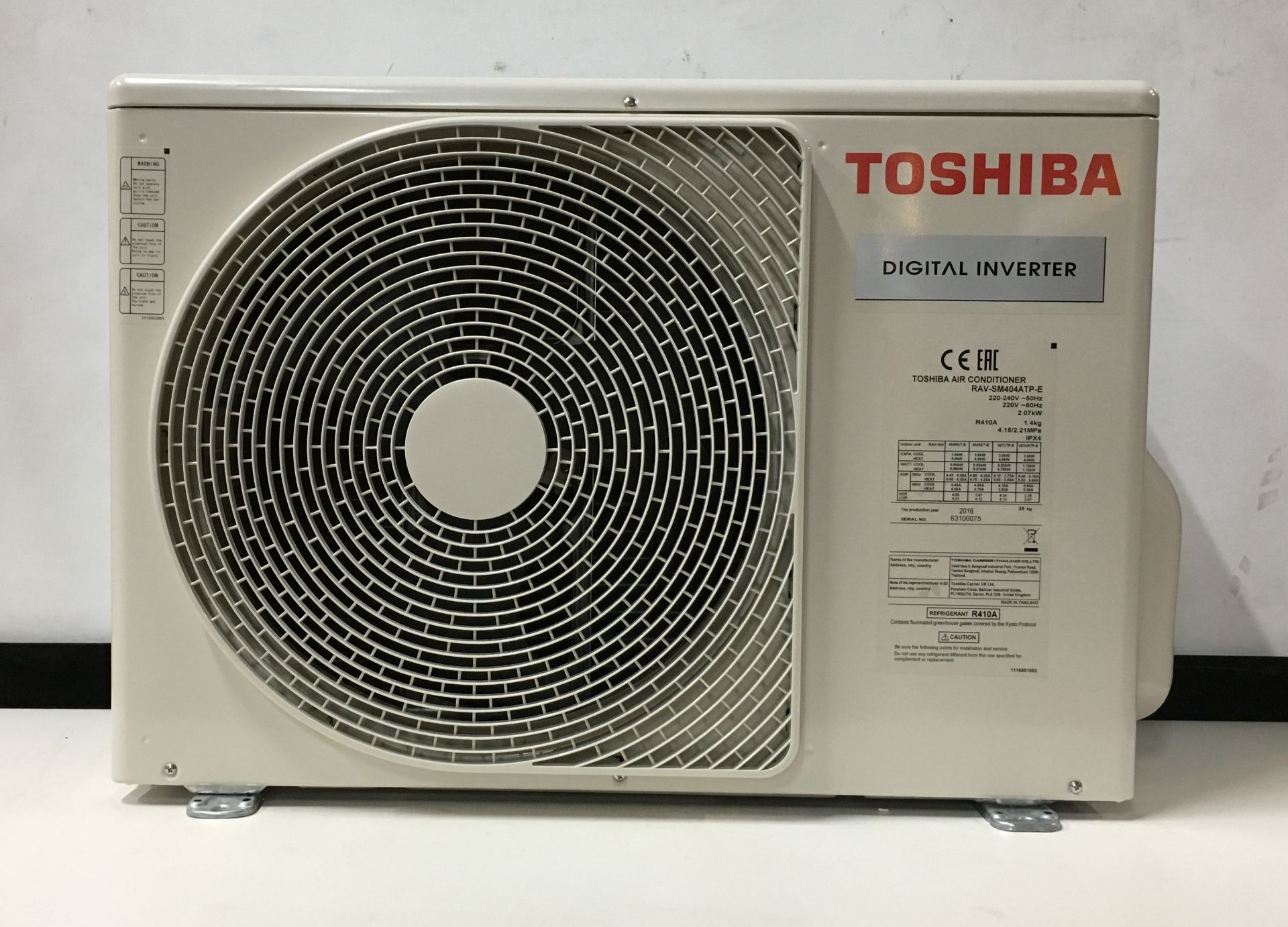 Toshiba Digital Outdoor Air Conditioning Unit