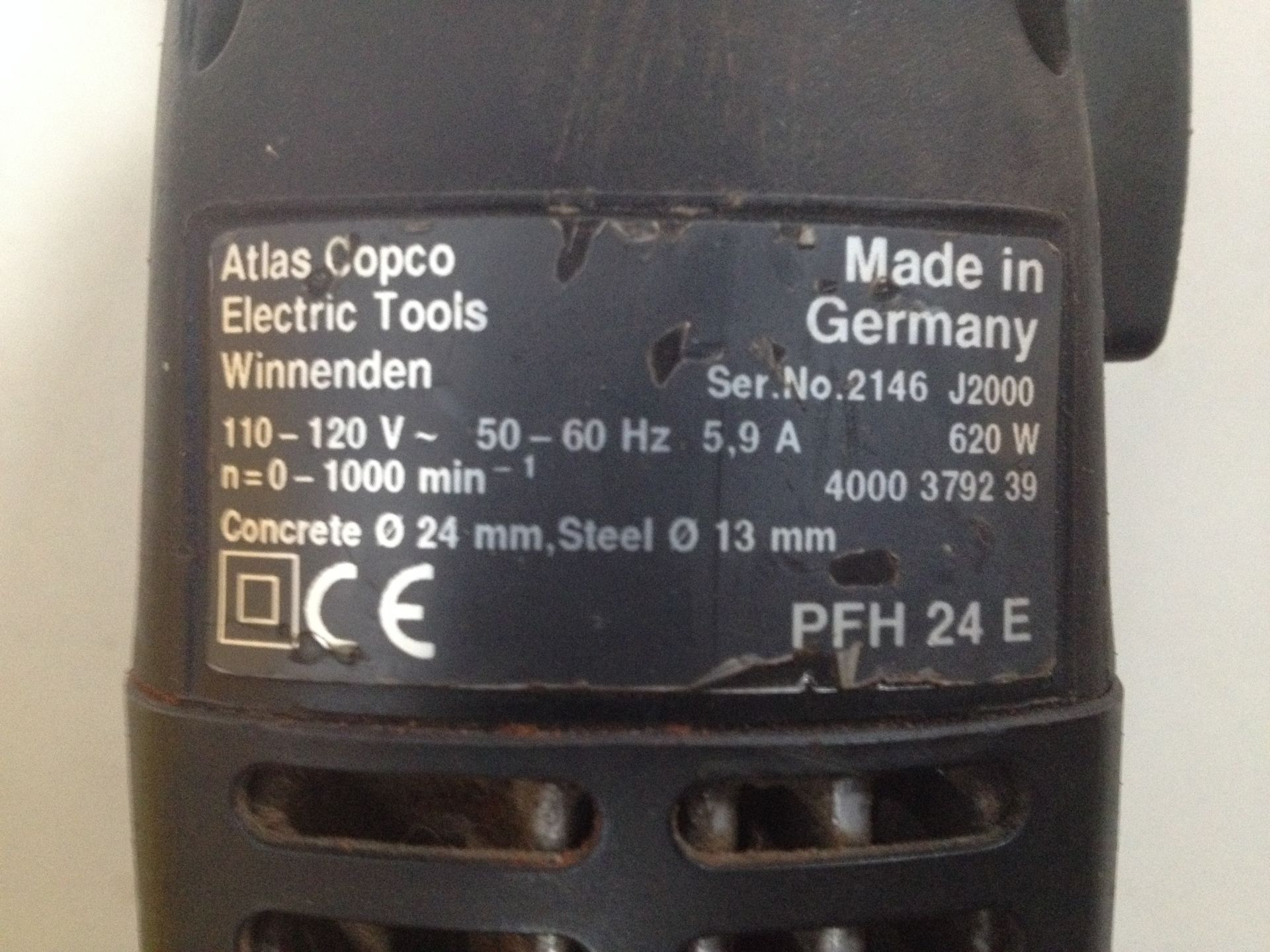 Atlas Copco PFH24E Hammer Drill - Image 4 of 4