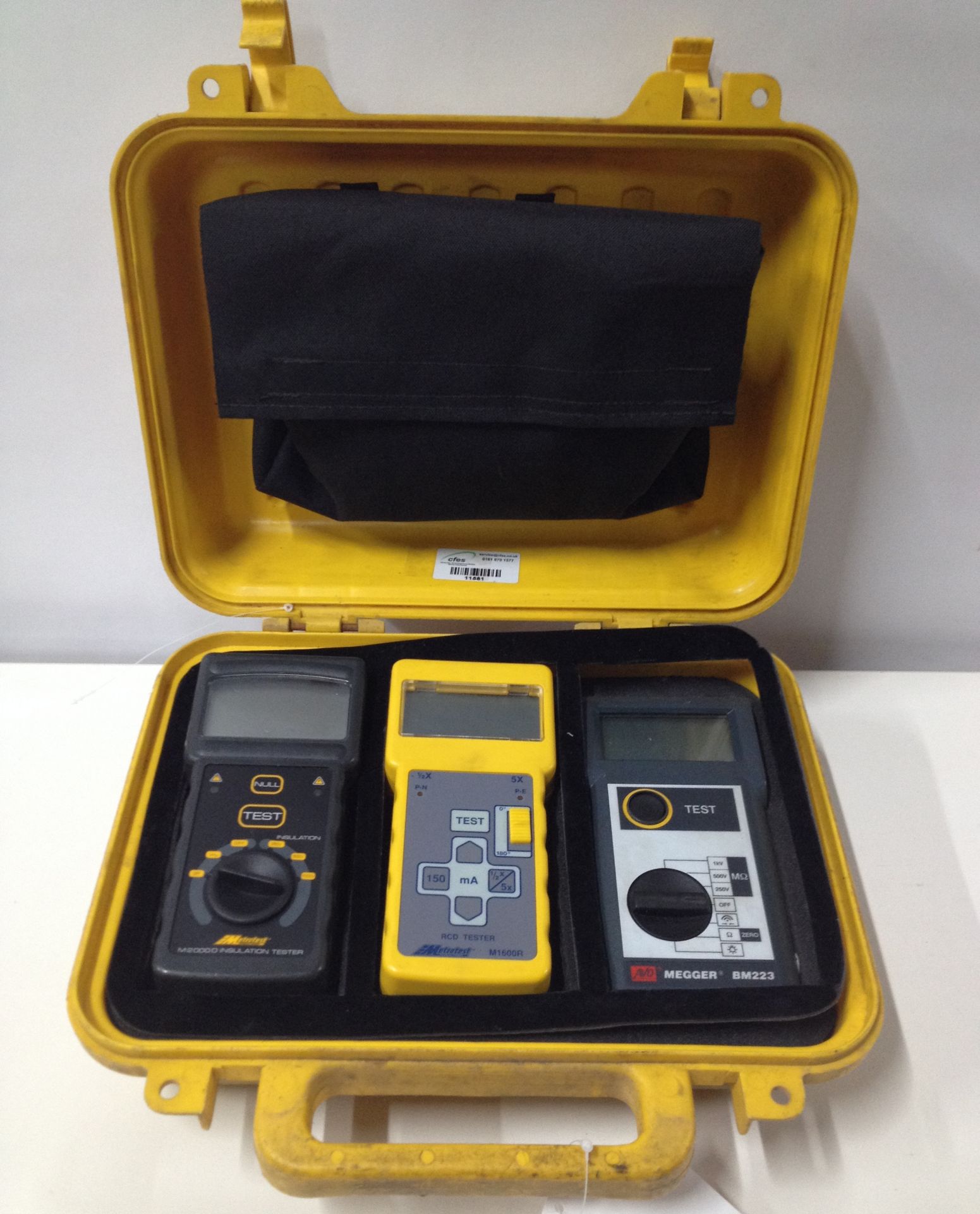 Metrotest Insulation Tester and RCD Tester; Megger Digital Insulation Tester