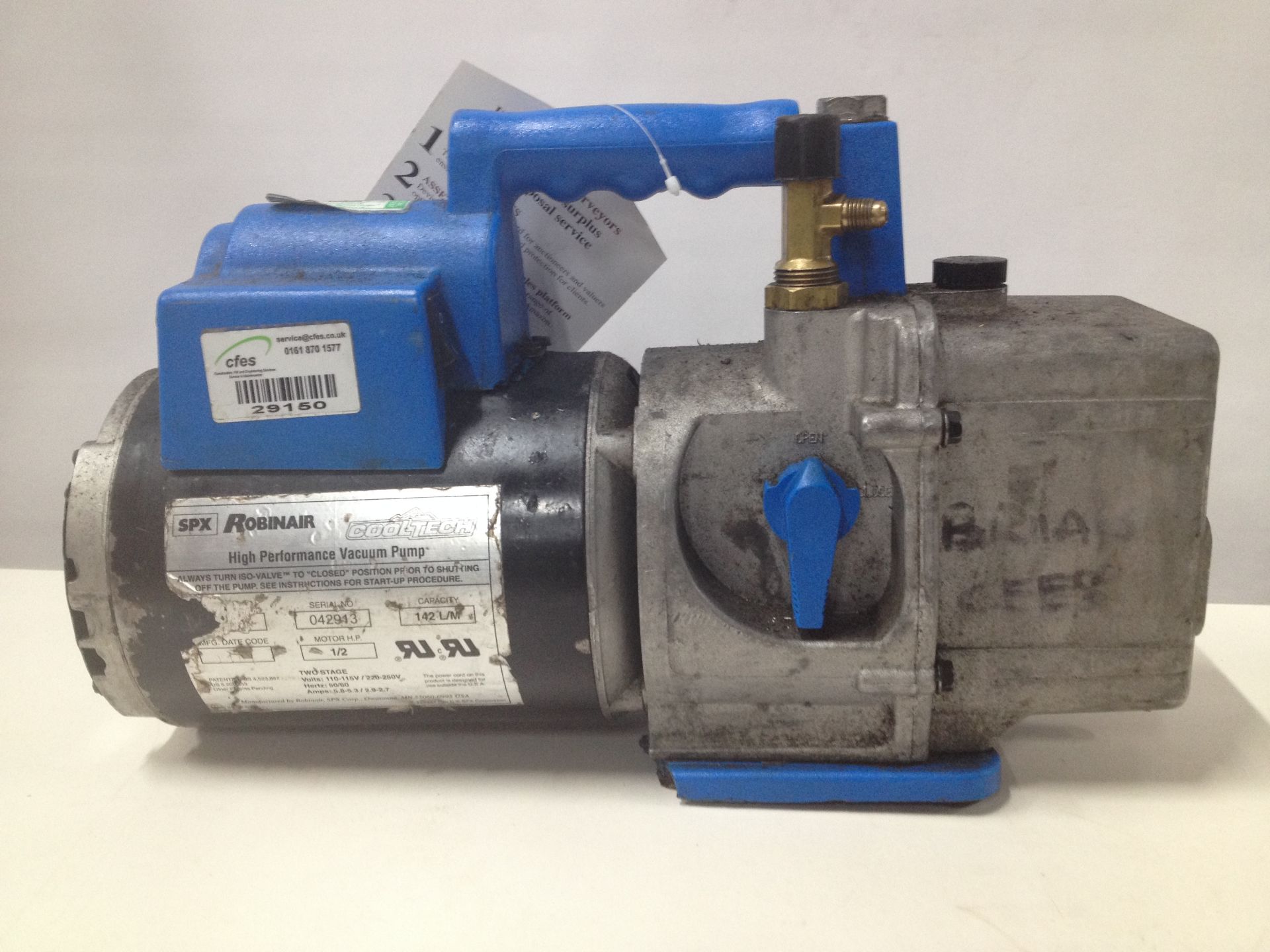 Robinair Cooltech High Performance Vacuum Pump