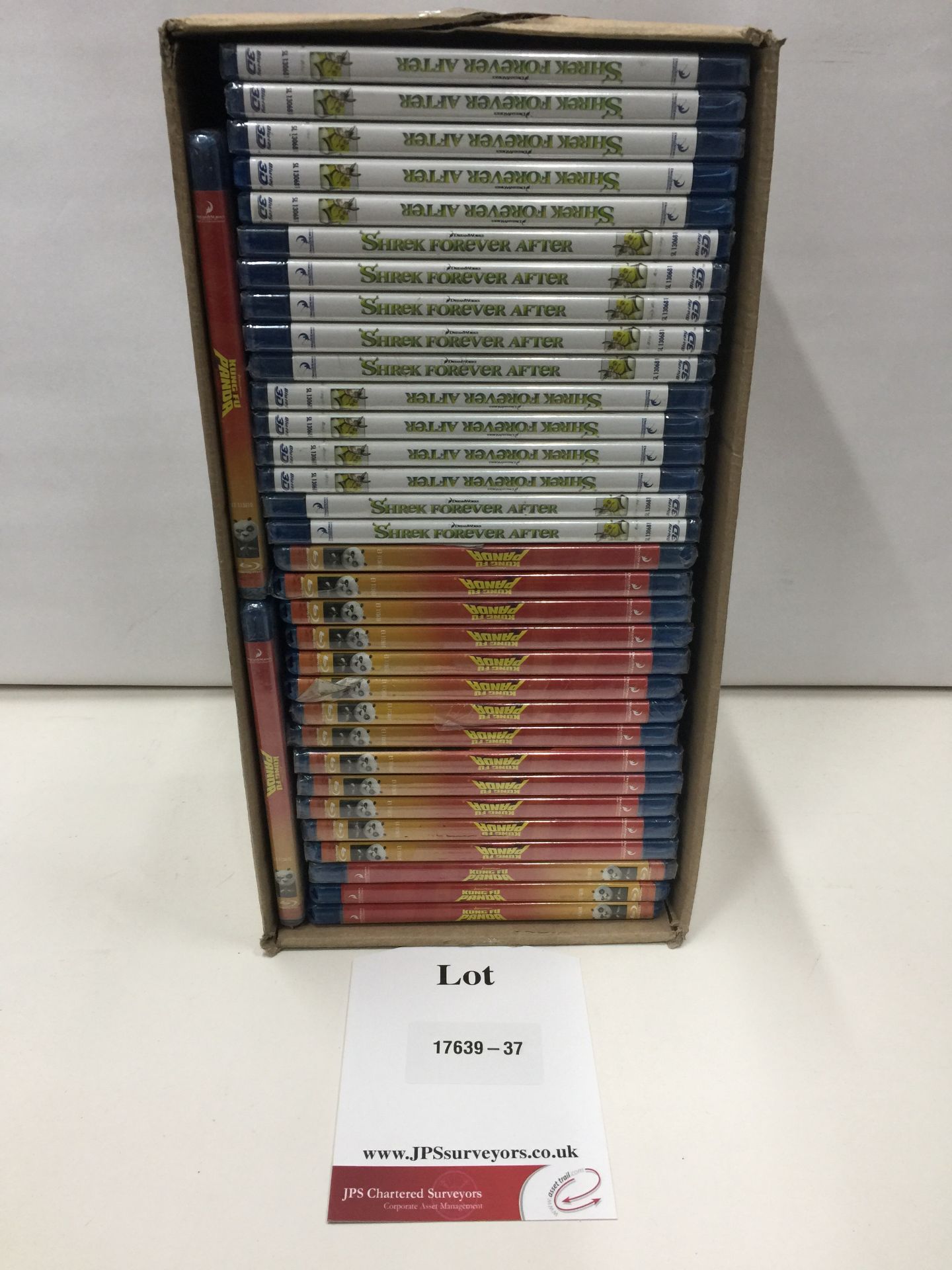 120 x Various Blu-Ray DVD - Refurbished - Sealed - Please see images for items