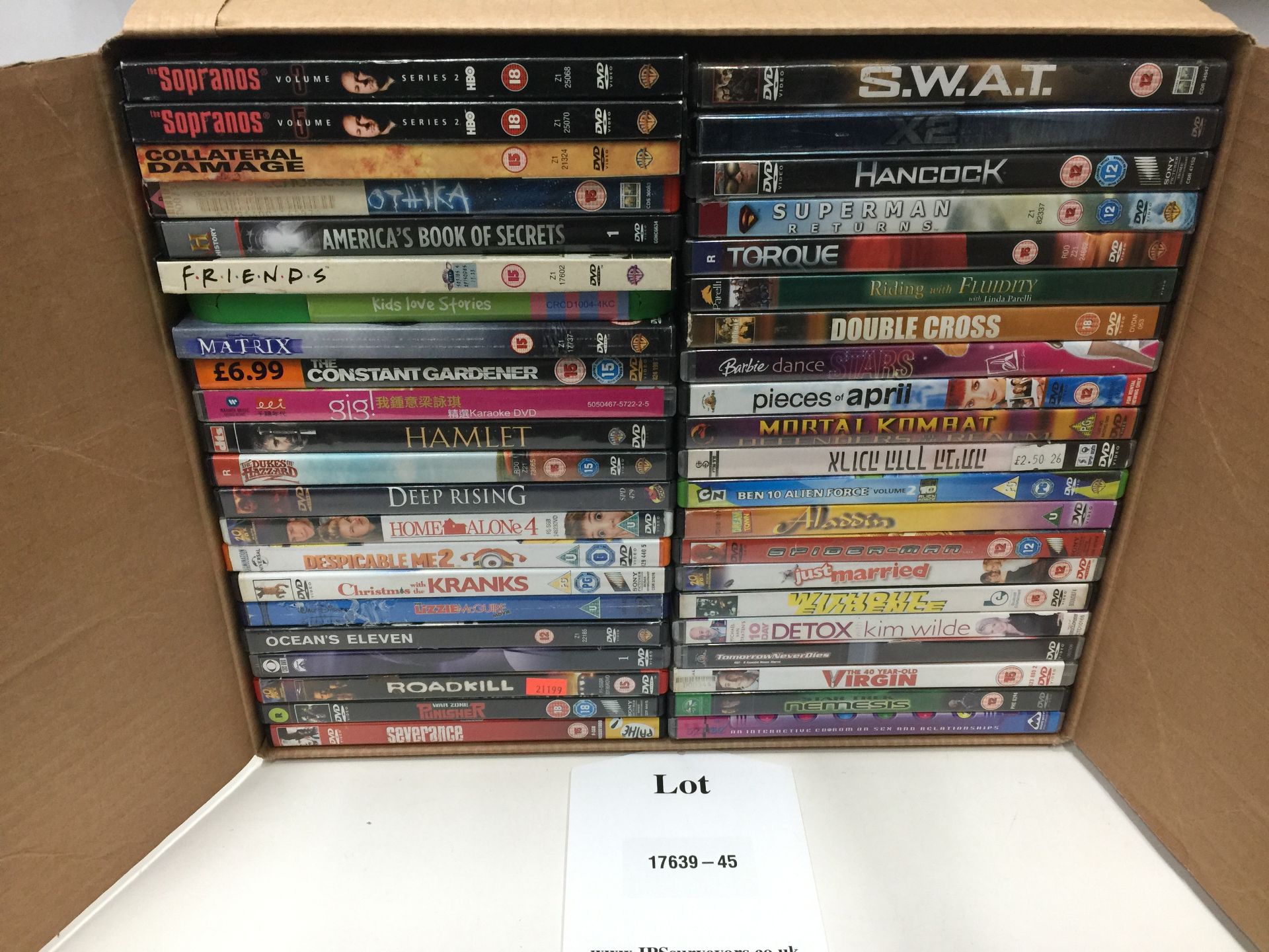 250 x Various DVD - USED - Untested - Please see images for items - Image 3 of 6