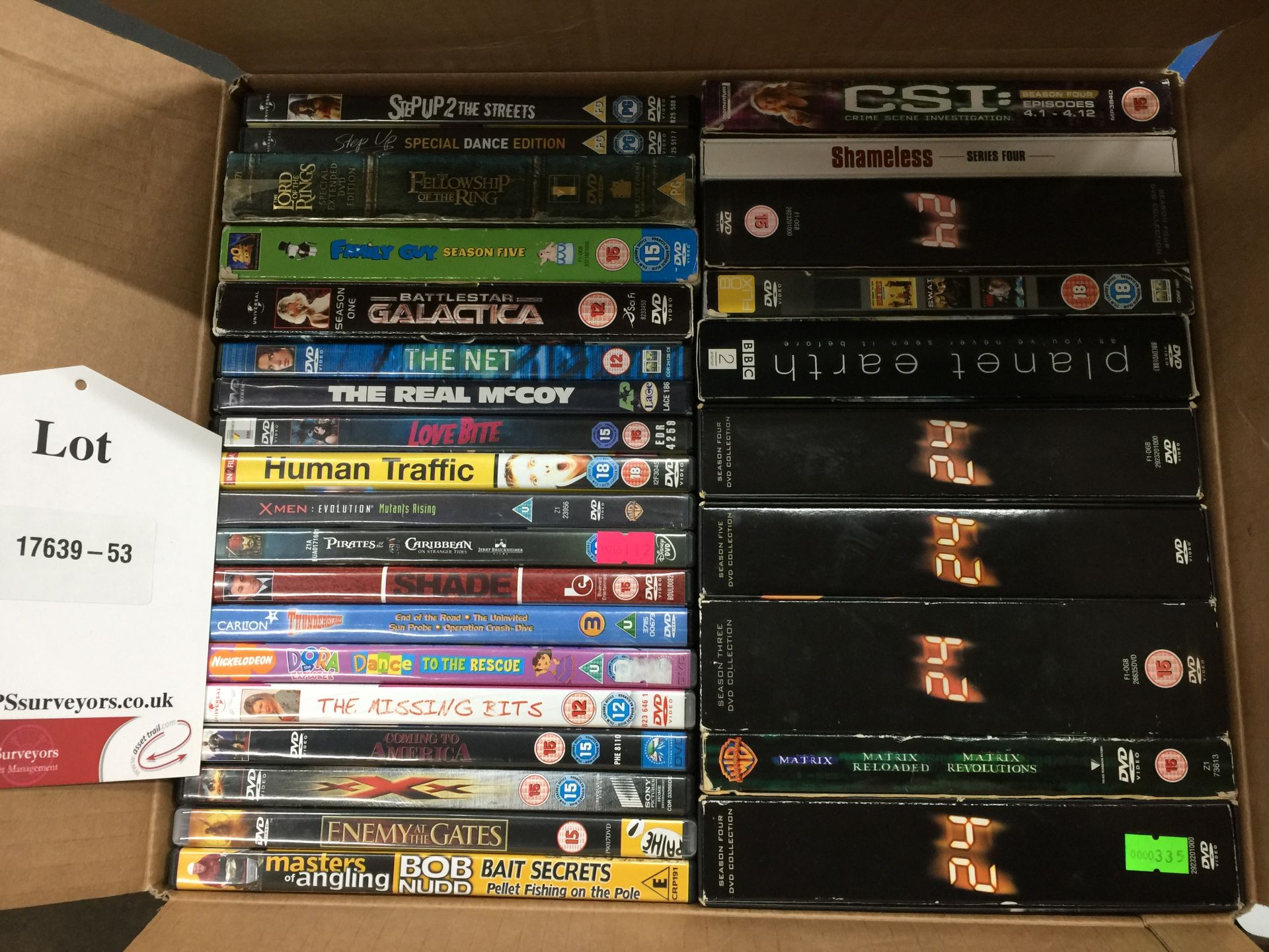 200 x Various DVD/TV Shows - USED - Untested - Please see images for items - Image 3 of 5