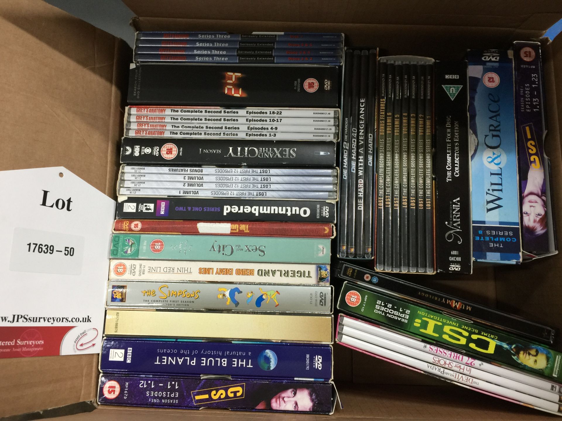 240 x Various DVD/TV Shows - USED - Untested - Please see images for items - Image 4 of 5