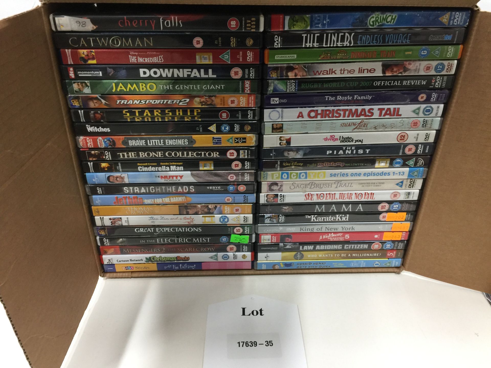 80 x Various DVD - USED - UNTESTED - Please see images for items - Image 2 of 2