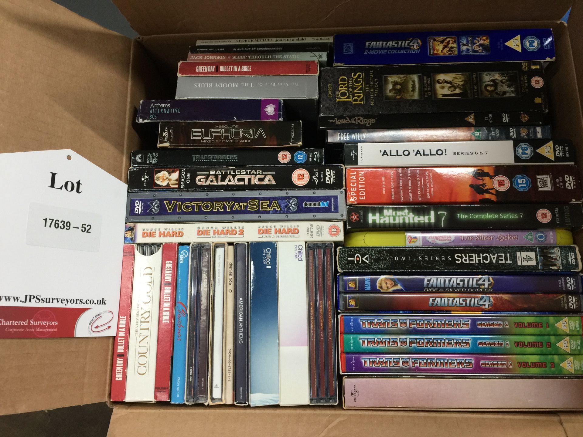 200 x Various DVD/TV Shows - USED - Untested - Please see images for items