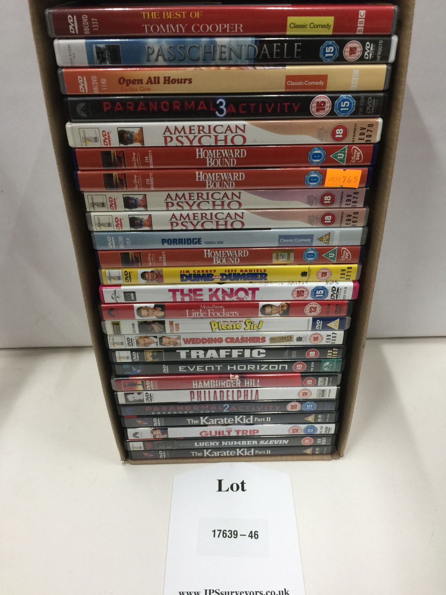 200 x Various DVD - USED - Passed Grade - Please see images for items