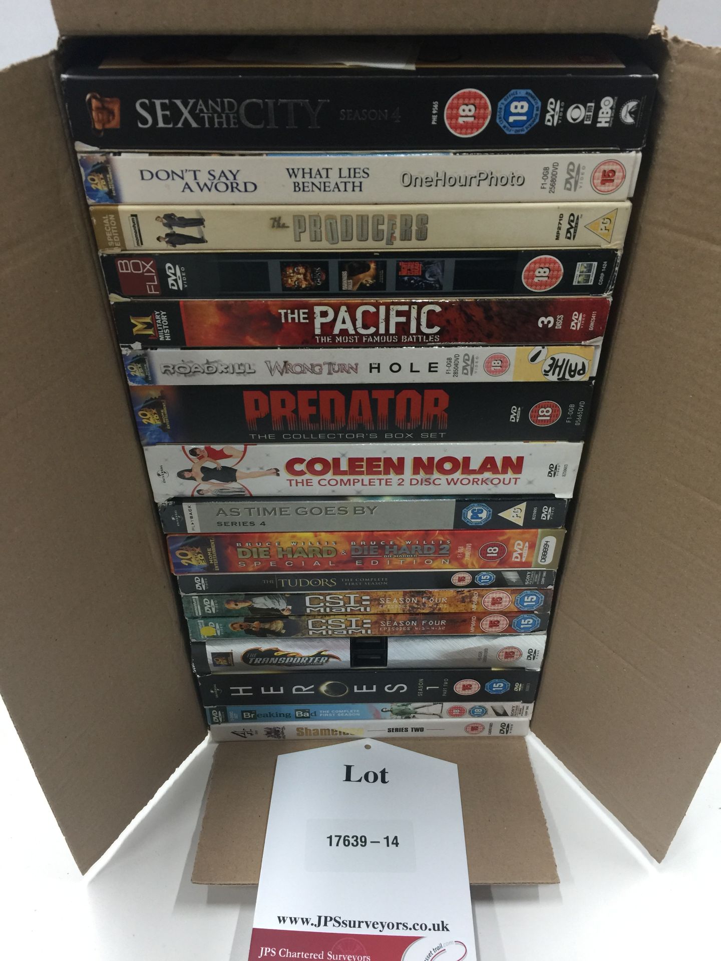 90 x Various DVD/TV Box Sets - USED - Passed Condition - Please see images for items