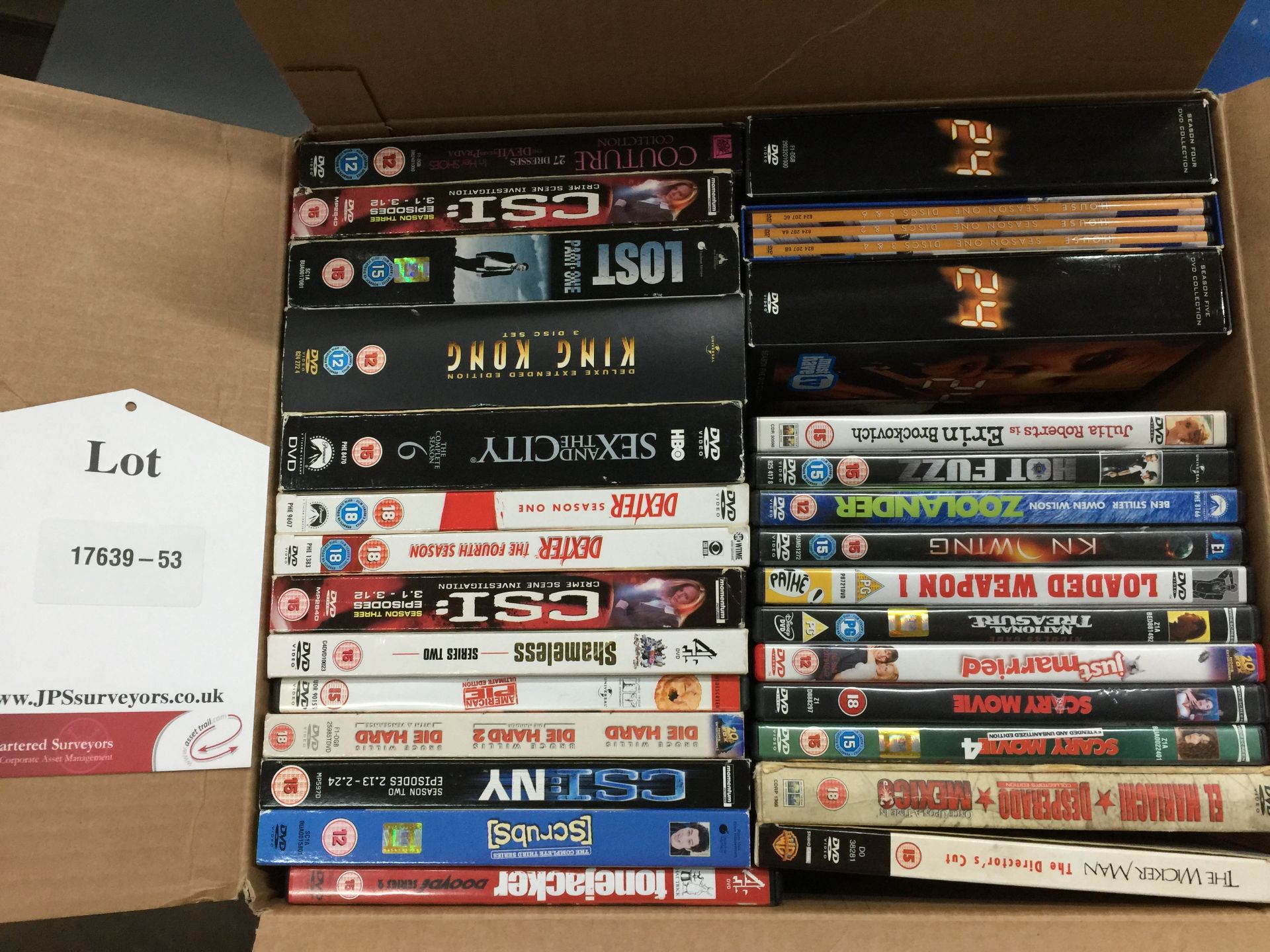 200 x Various DVD/TV Shows - USED - Untested - Please see images for items