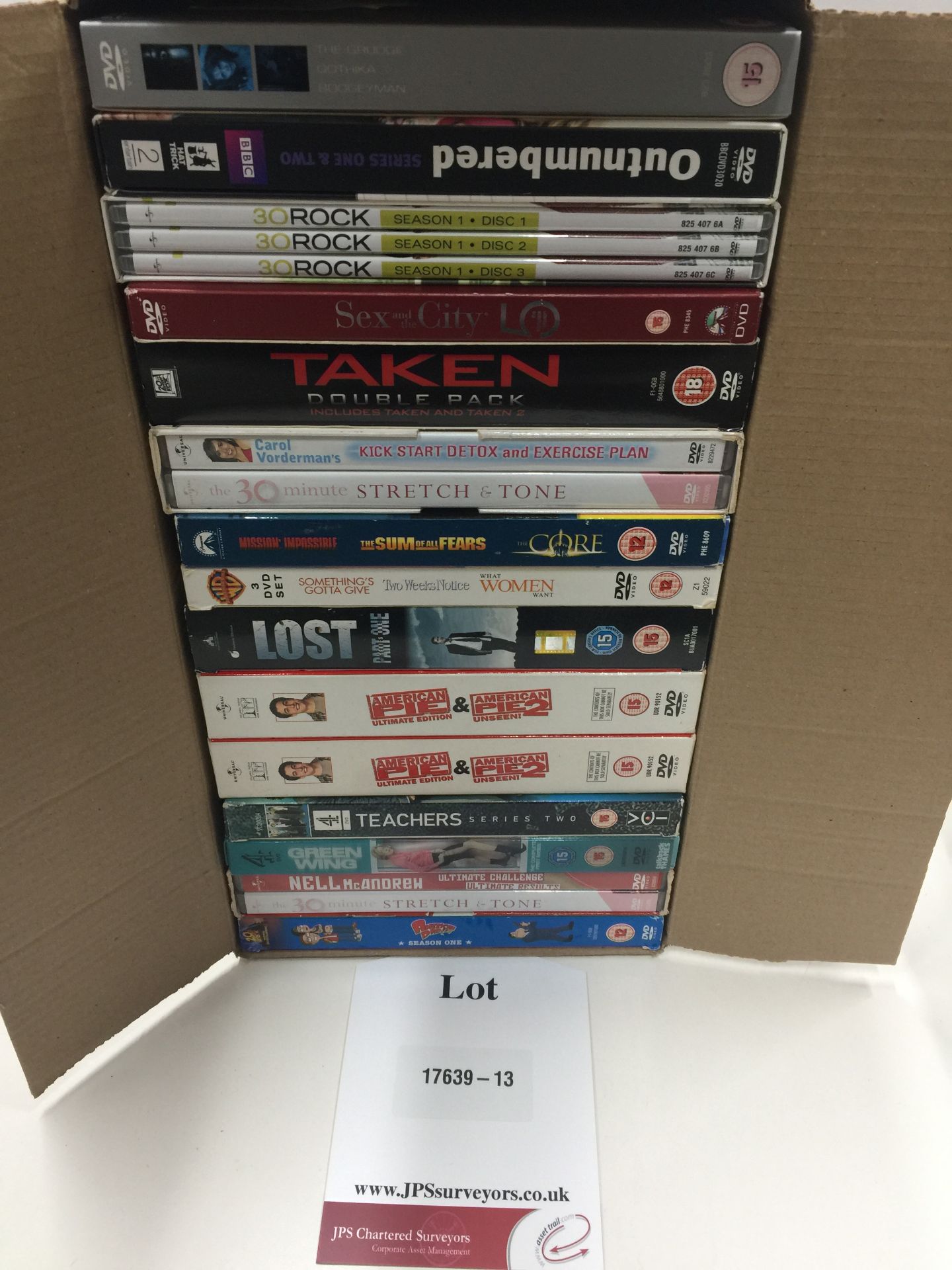 80 x Various DVD/TV Box Sets - USED - Passed Condition - Please see images for items