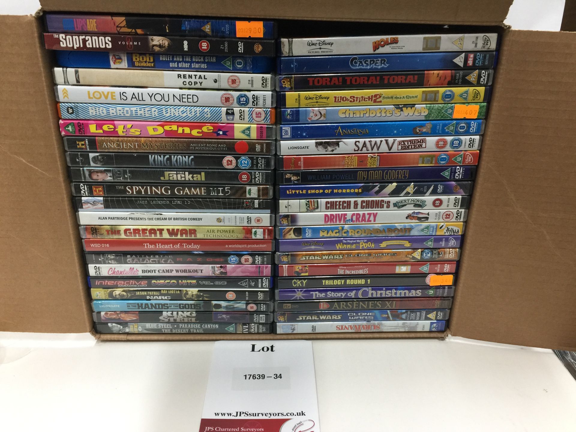 80 x Various DVD - USED - UNTESTED - Please see images for items - Image 2 of 2