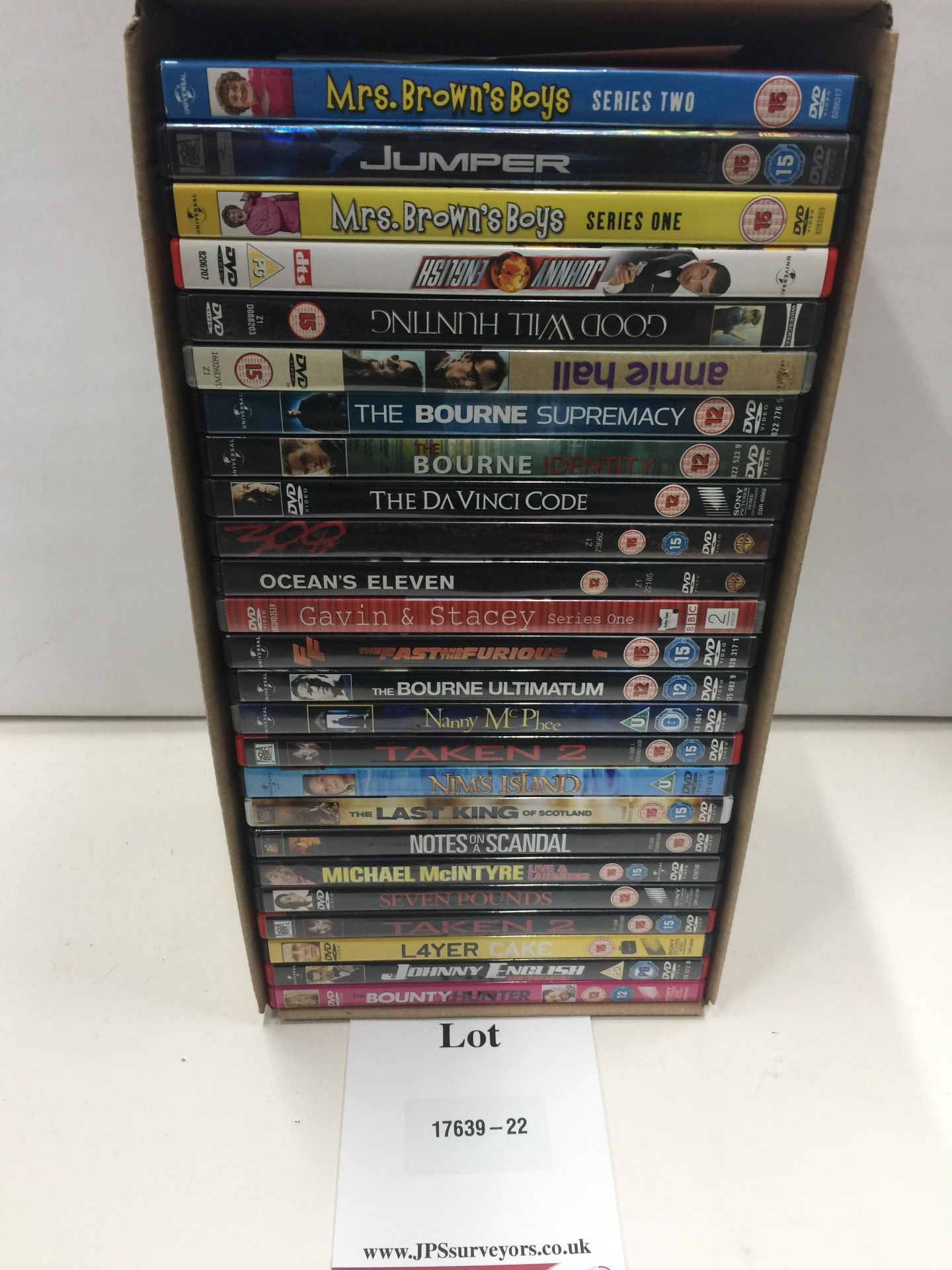 150 x Various DVD - USED - Passed Condition - Please see images for items