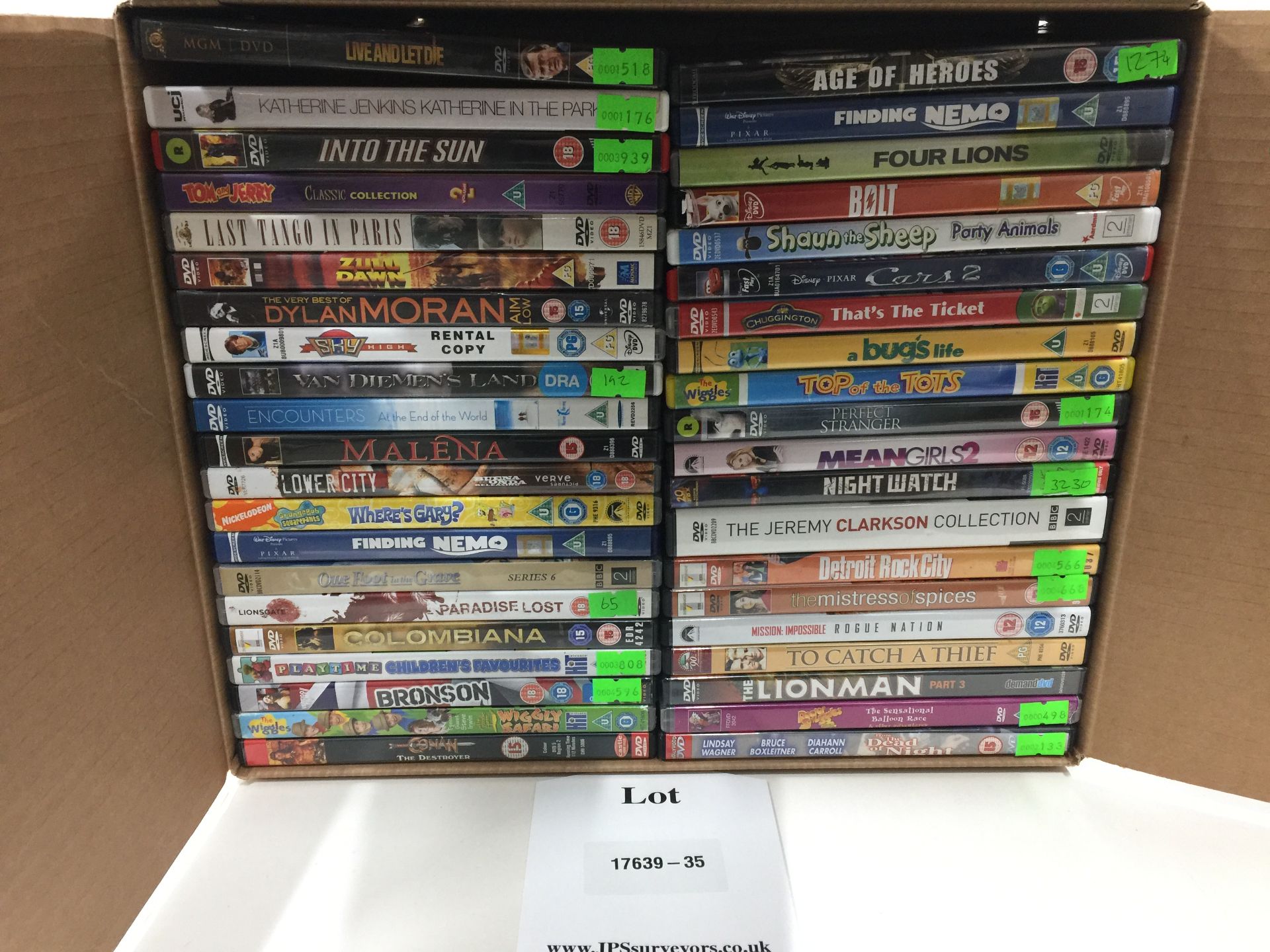 80 x Various DVD - USED - UNTESTED - Please see images for items