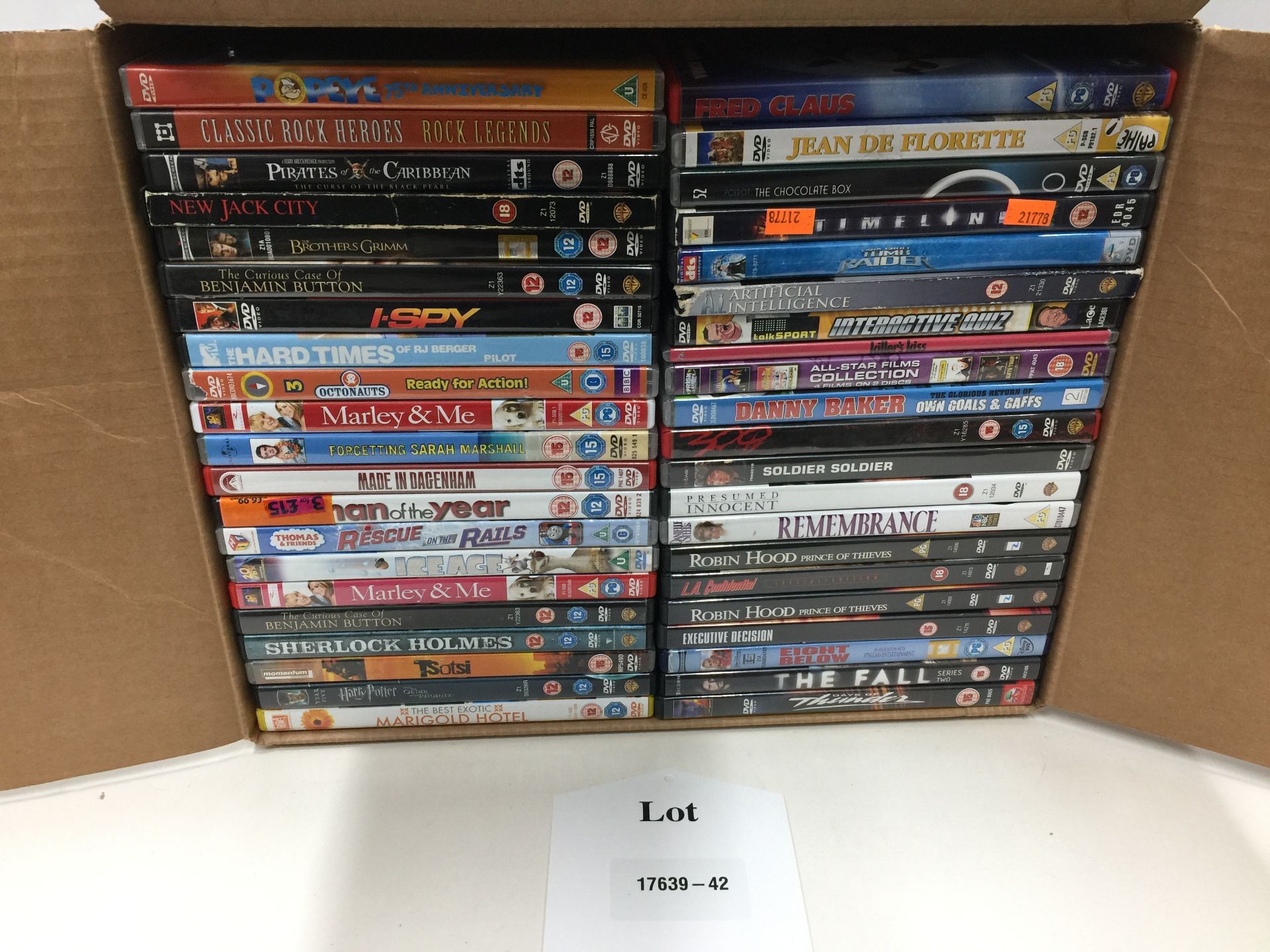 245 x Various DVD - USED - Untested - Please see images for items - Image 6 of 6