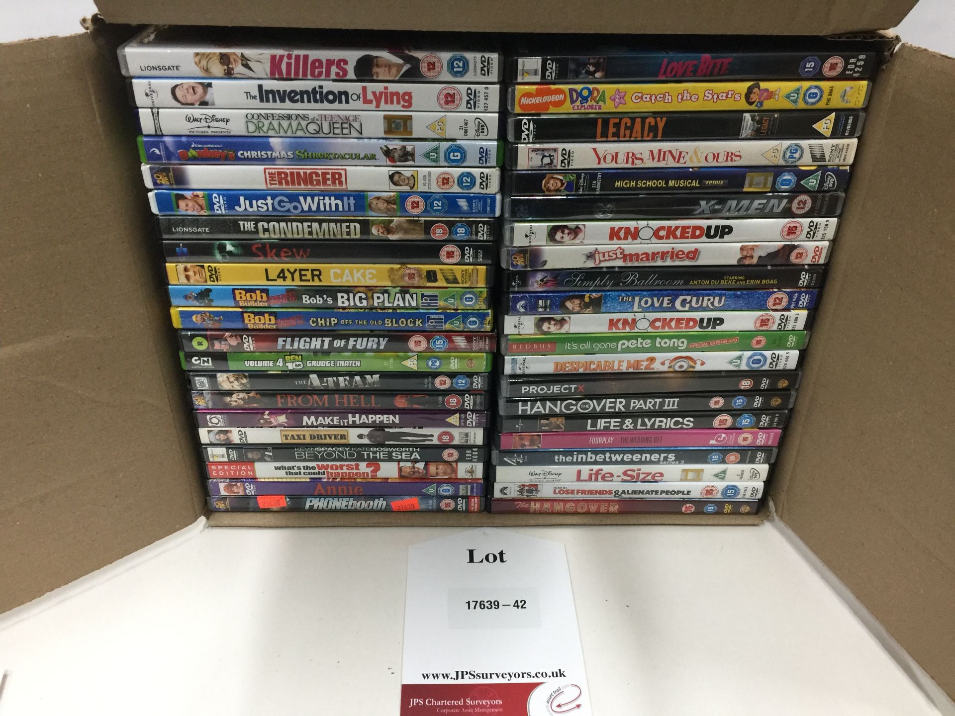 245 x Various DVD - USED - Untested - Please see images for items