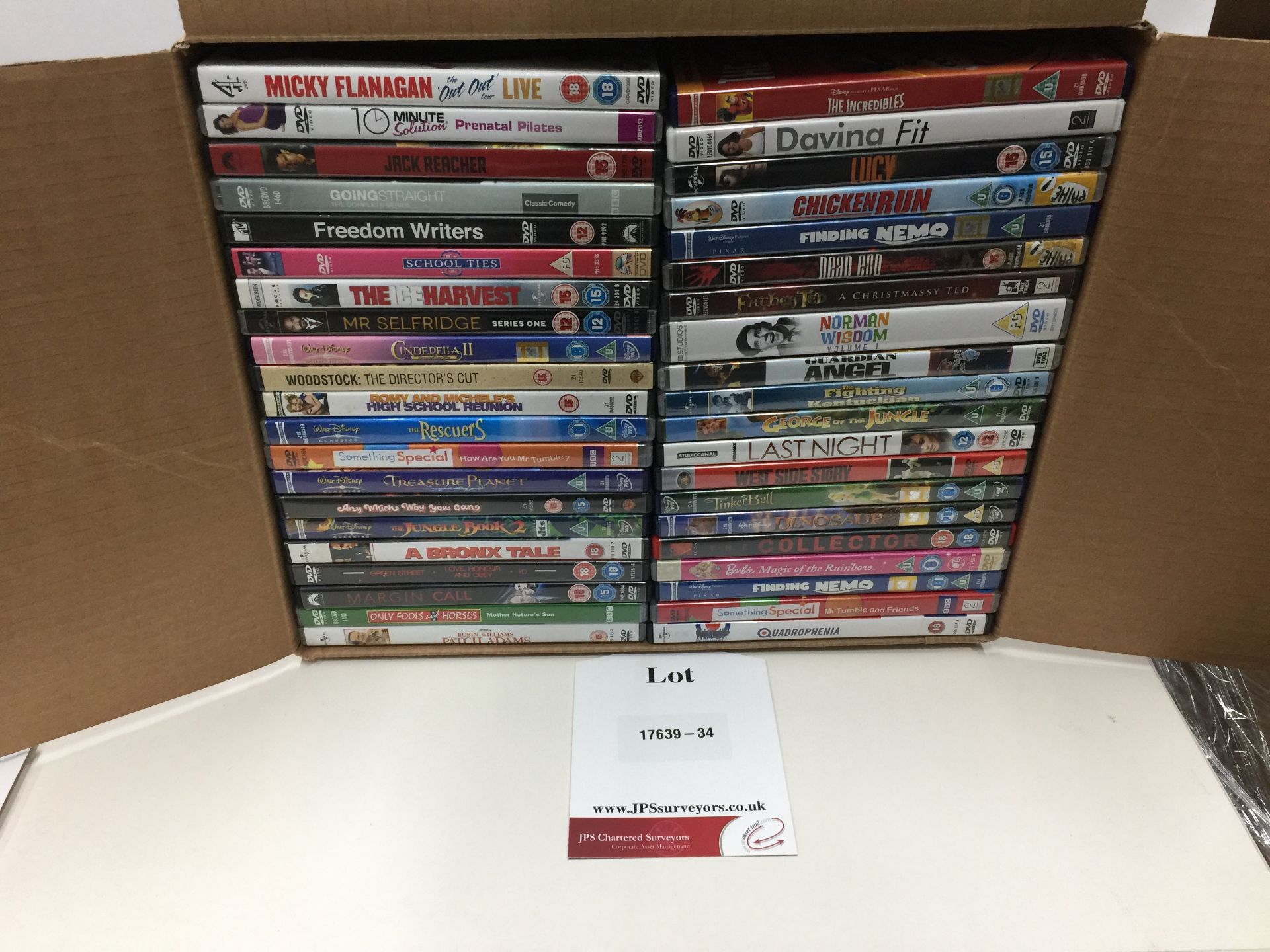 80 x Various DVD - USED - UNTESTED - Please see images for items